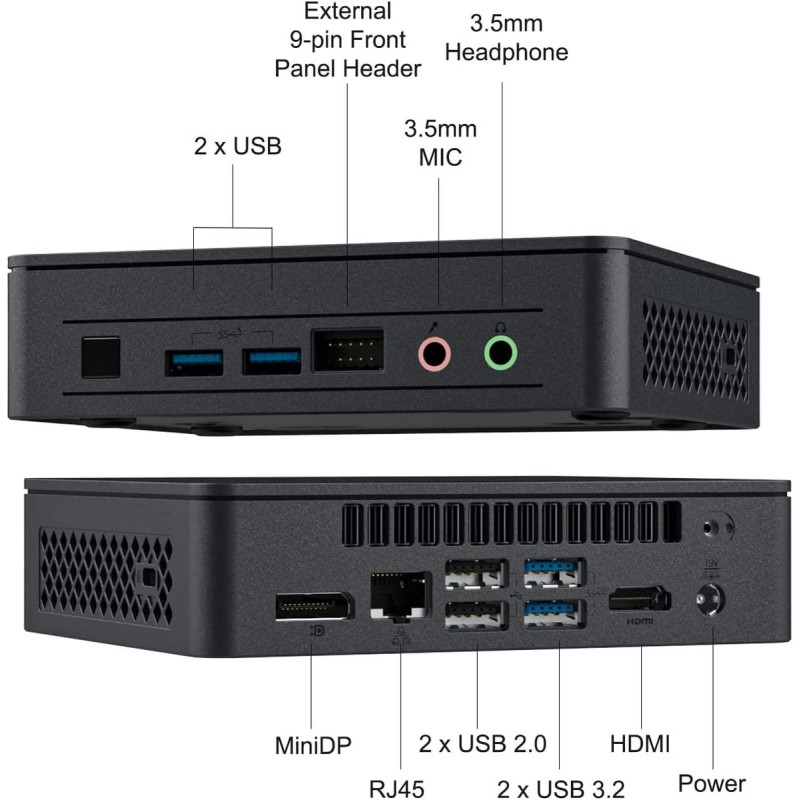 Mini Pc Build Kit Intel Nuc Pro Kit Nuc Tnhi I G Comp Shop