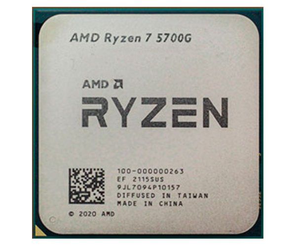 Processor AMD Ryzen 7 5700G AM4 Tray packaging