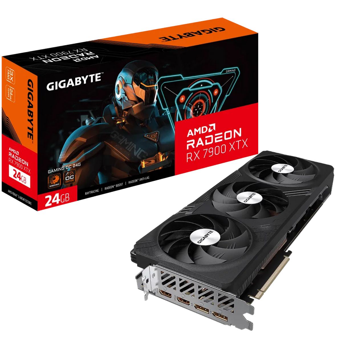 כרטיס מסך Gigabyte Radeon RX 7900 XTX GAMING OC 24G GV-R79XTXGAMING OC-24GD