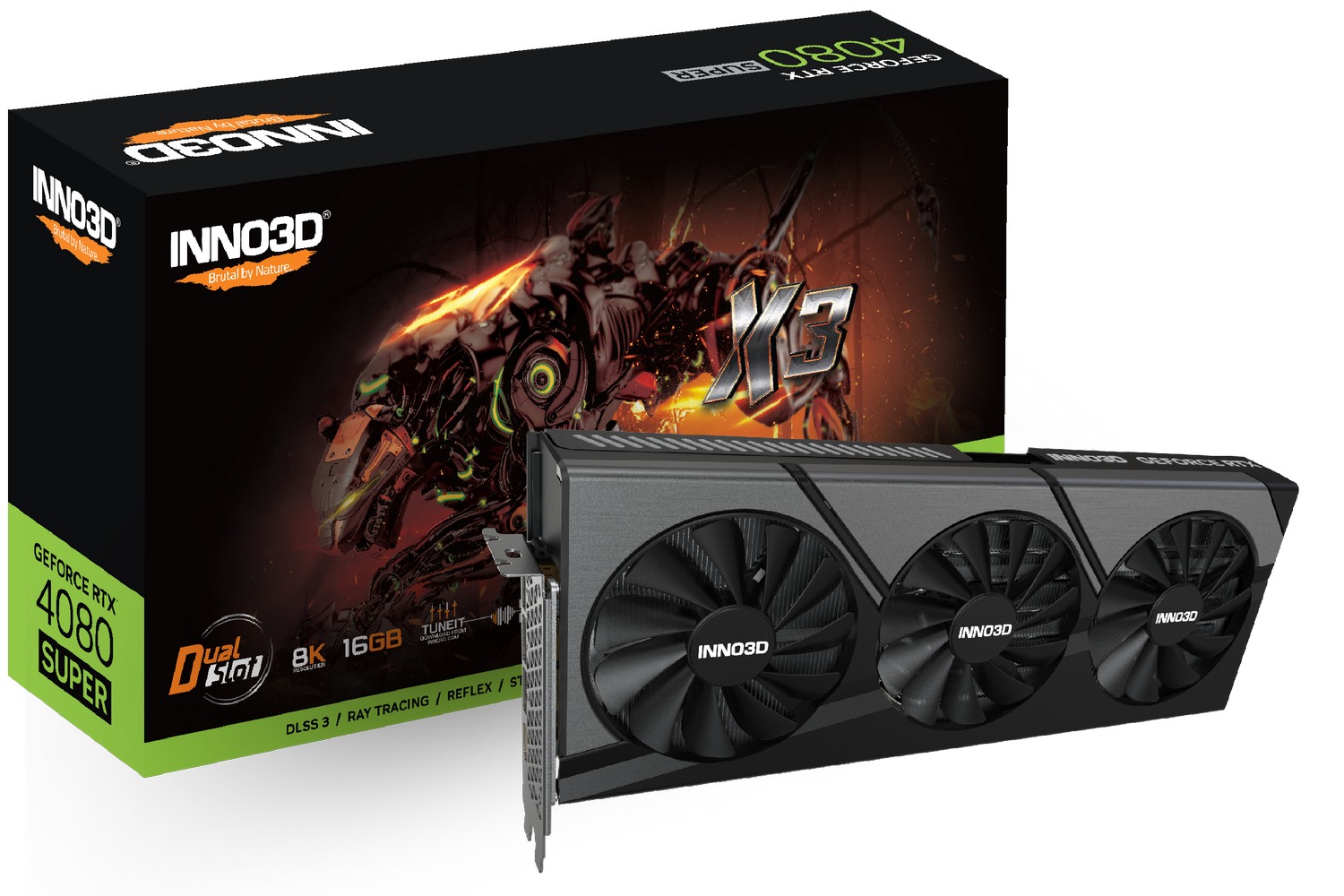 Video Card Inno3D GEFORCE RTX 4080 SUPER X3 N408S3-166X-18703552