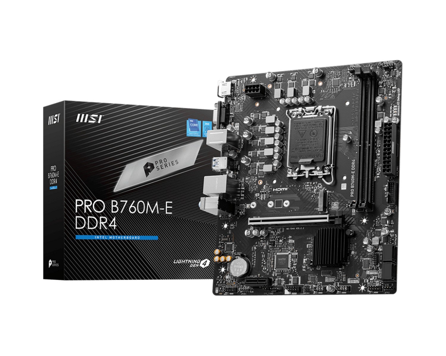 Motherboard MSI PRO B760M-E DDR4 mATX LGA1700