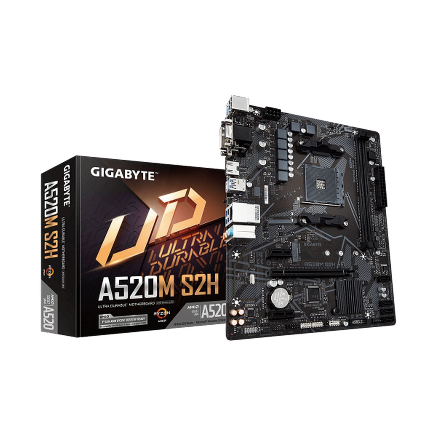 Motherboard Gigabyte A520M S2H DDR4 Micro ATX AM4