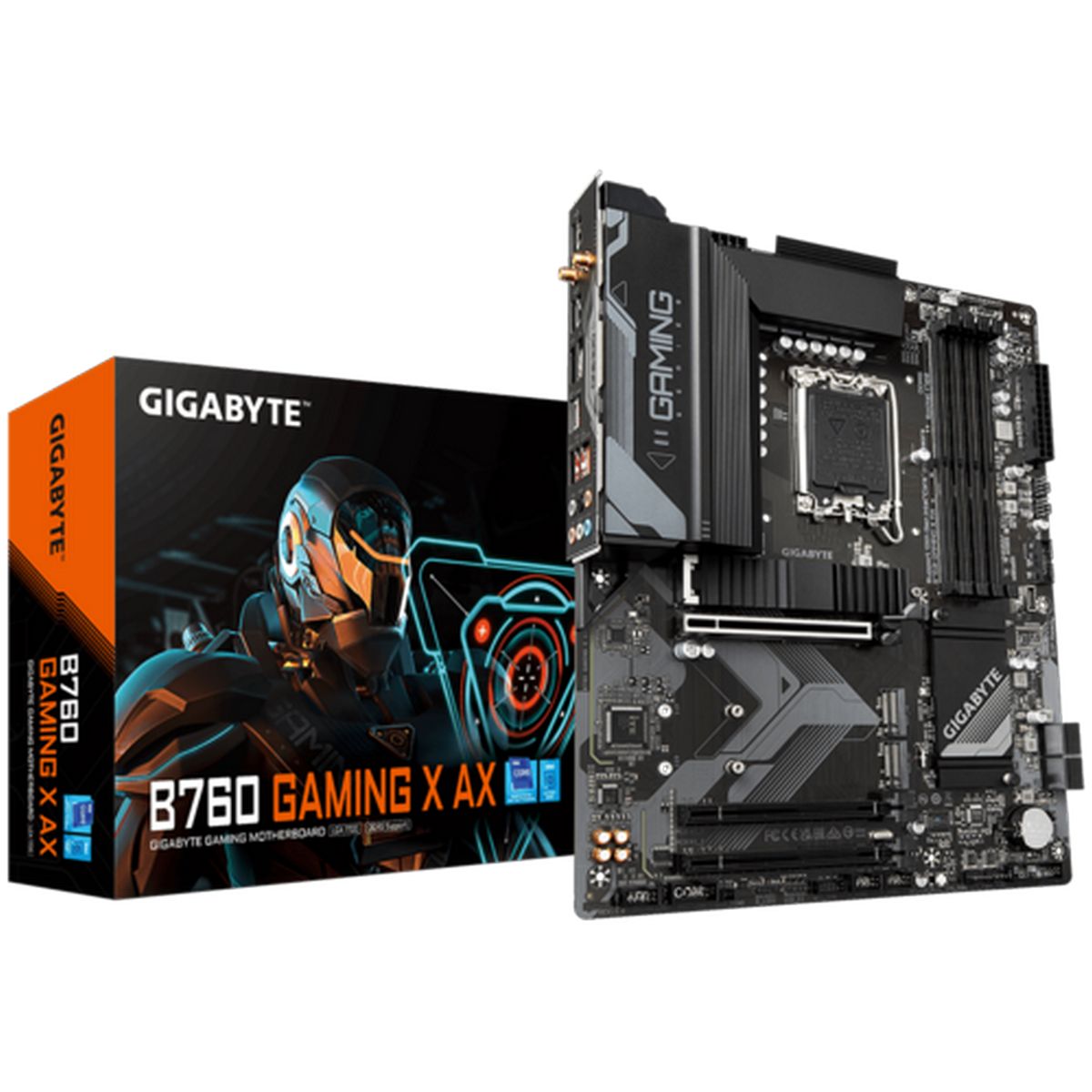 לוח אם Gigabyte B760 GAMING X AX DDR5 ATX LGA1700