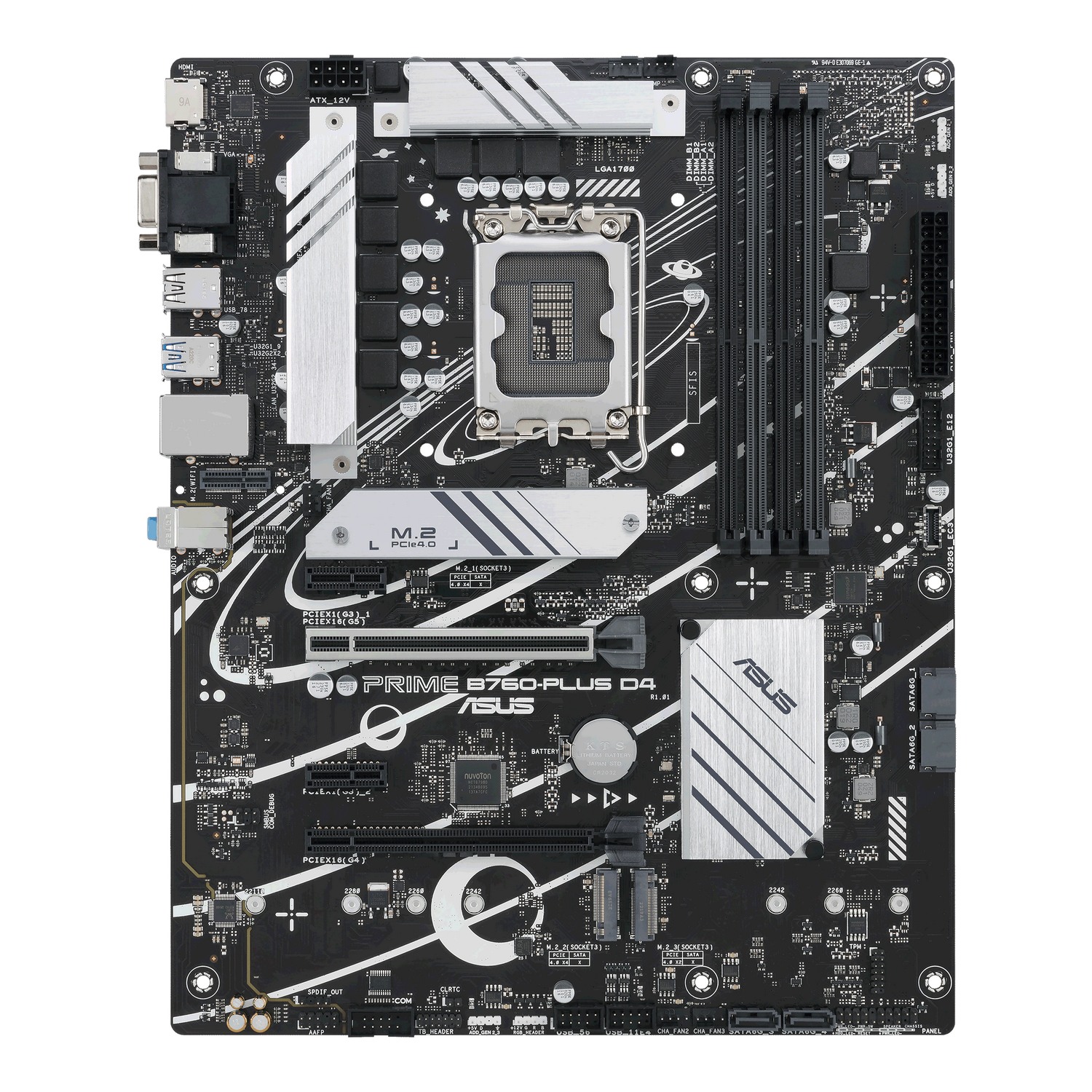 Motherboard Asus PRIME B760-PLUS D4 DDR4 ATX LGA1700