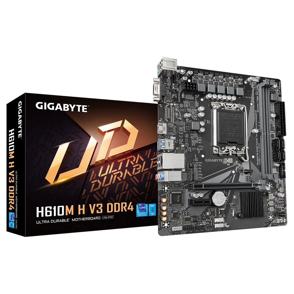 Материнская Плата Gigabyte H610M H V3 DDR4 Micro ATX LGA1700