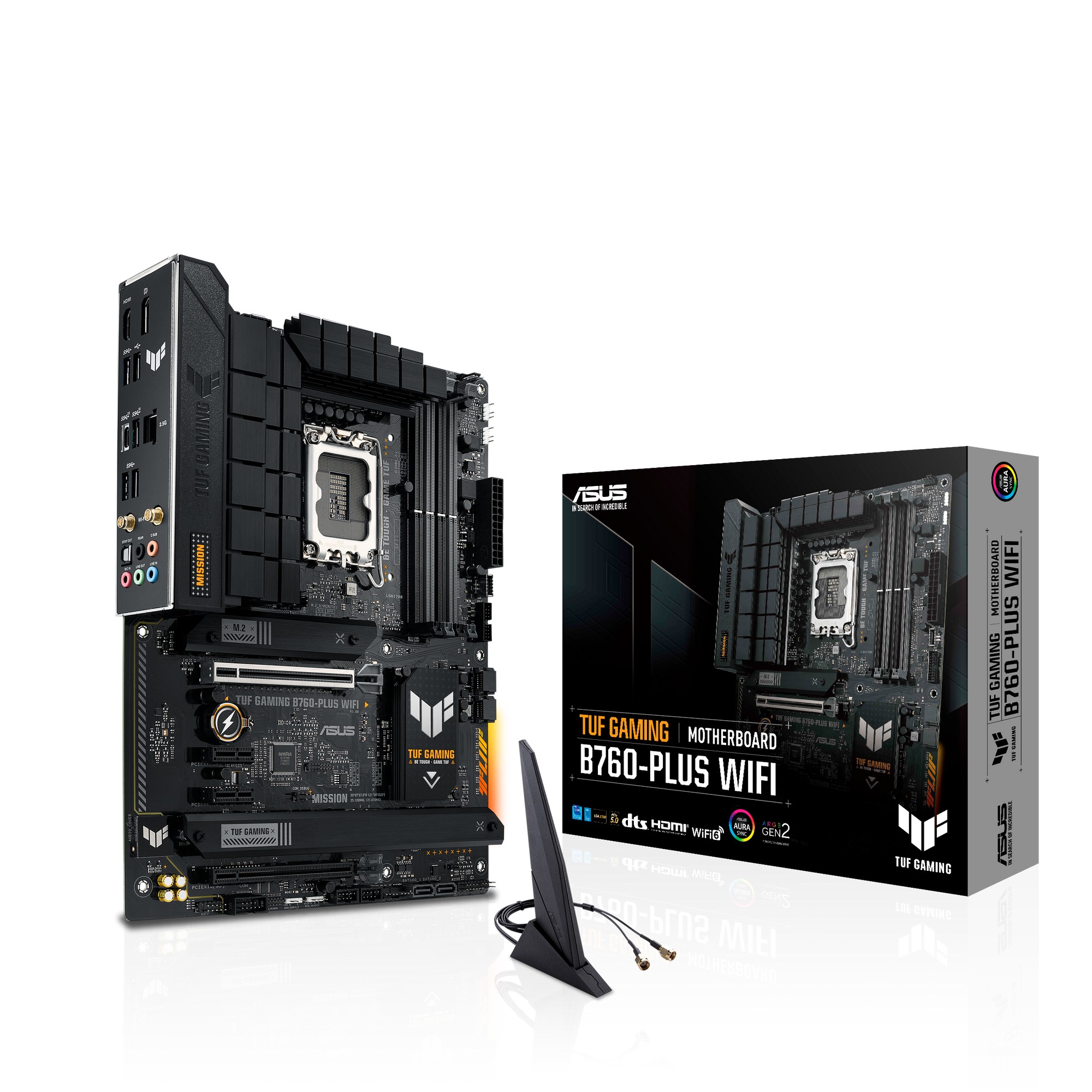 Материнская Плата Asus TUF GAMING B760-PLUS WIFI DDR5 ATX LGA1700