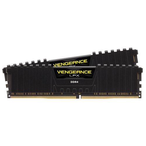 זיכרון לנייח DRAM Corsair VENGEANCE LPX  CMK16GX4M2E3200C16 KIT 16GB (2X8GB) DDR4 3200MHz 1.35V צבע שחור