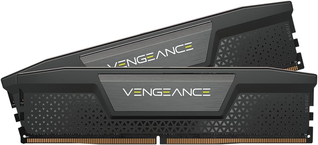 זיכרון לנייח DRAM Corsair Vengeance CMK32GX5M2B6000C38 KIT 32GB (2x16GB) DDR5 6000MHz CL38 צבע שחור