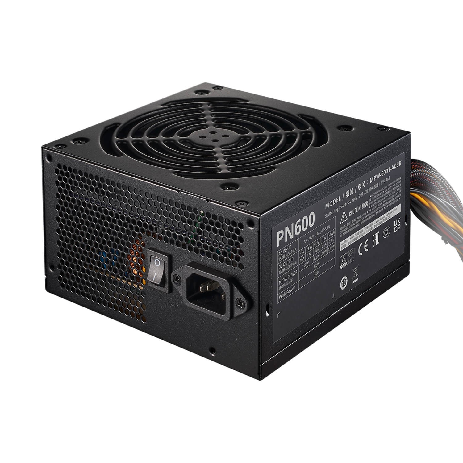 Блок Питания Cooler Master ELITE NEX PN600 230V Peak MPW-6001-ACBK-PWO 600W