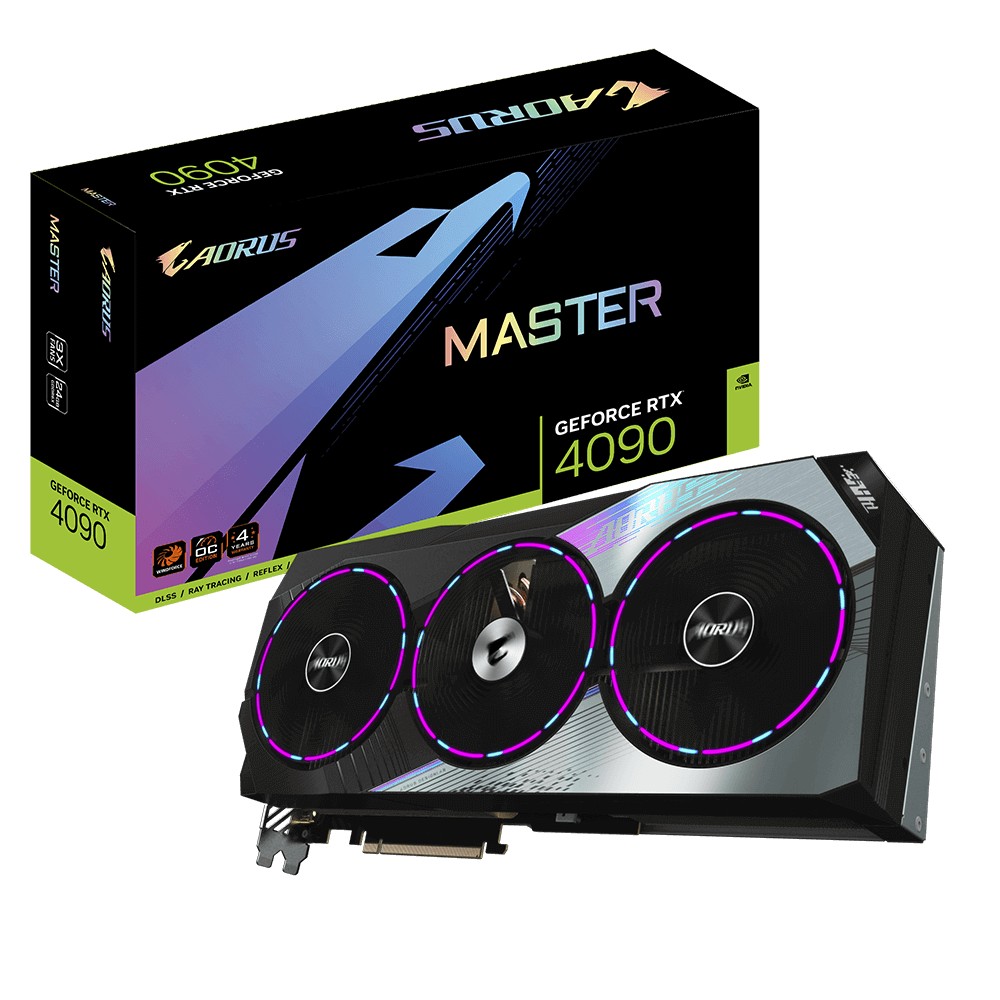 כרטיס מסך Gigabyte AORUS GeForce RTX 4090 MASTER 24G GV-N4090AORUS M-24GD