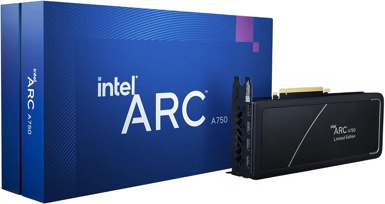 Video Card Intel Arc A750 Graphics 21P02J00BA 99AM3D