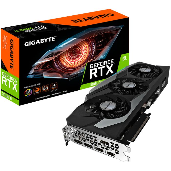כרטיס מסך Gigabyte GeForce RTX 3080 Ti GAMING OC 12G GV-N308TGAMING OC-12GD