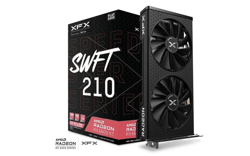 ВидеоКарта XFX Speedster SWFT 210 AMD Radeon RX 6600 XT RX-66XT8DFDQ