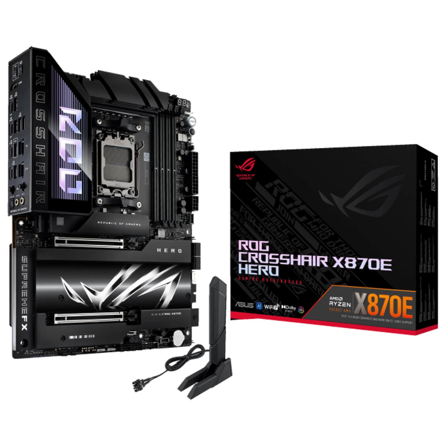 Материнская Плата ASUS ROG CROSSHAIR X870E HERO DDR5 AM5