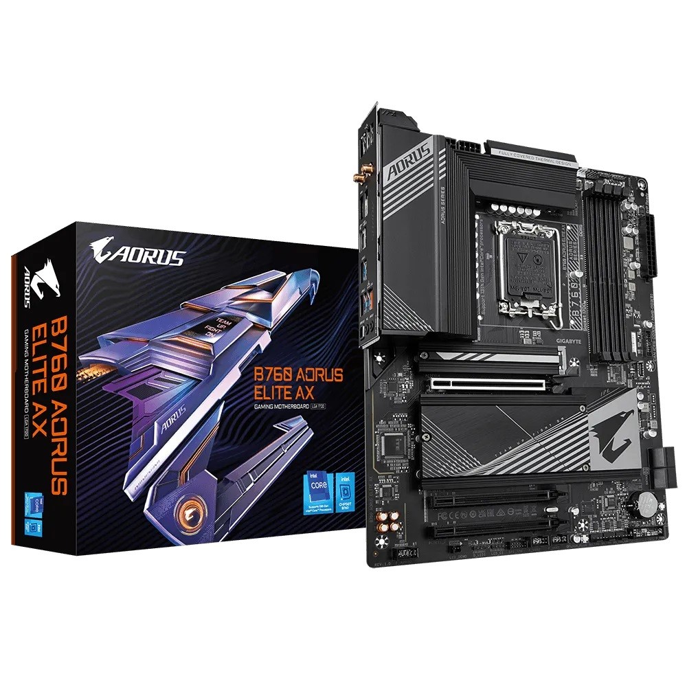 Материнская Плата Gigabyte B760 AORUS ELITE AX DDR5 LGA1700