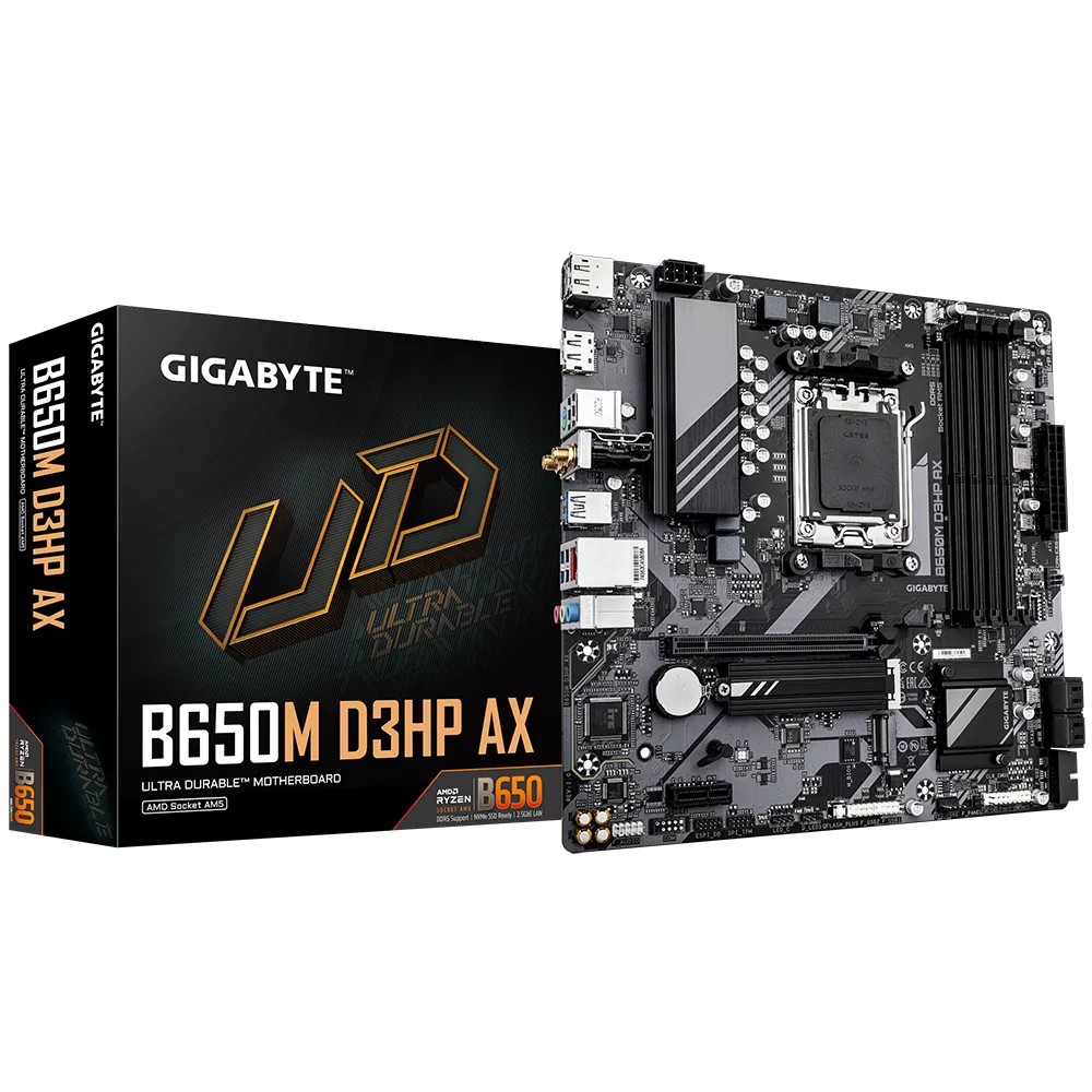 Материнская Плата Gigabyte B650M D3AX DDR5 Micro ATX AM5