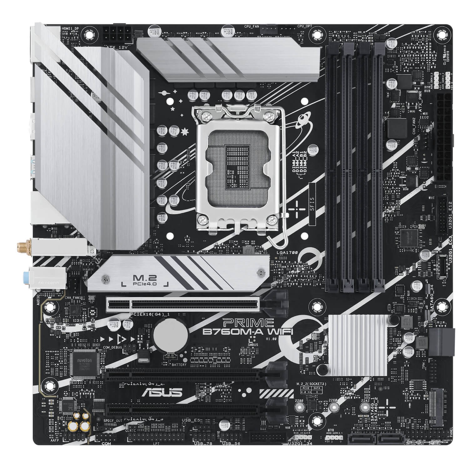 לוח אם ASUS PRIME B760M-A WiFi DDR5 LGA1700