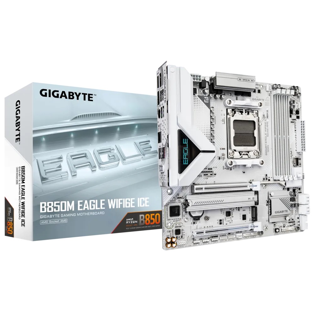 Motherboard Gigabyte B850M EAGLE WiFi6E ICE DDR5 AM5
