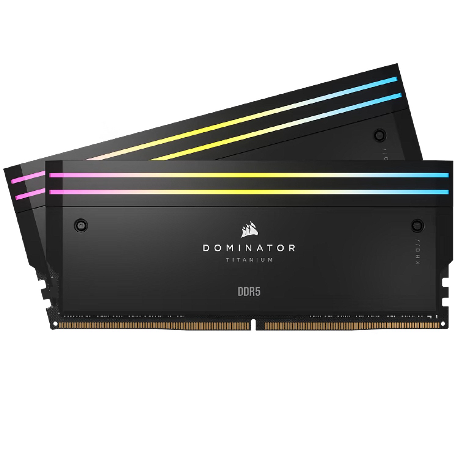 Оперативная память DRAM Corsair Dominator Titanium RGB CMP96GX5M2B7000C40 KIT 96GB (2x48GB) DDR5 7000MHz CL40 1.1V Цвет:черный