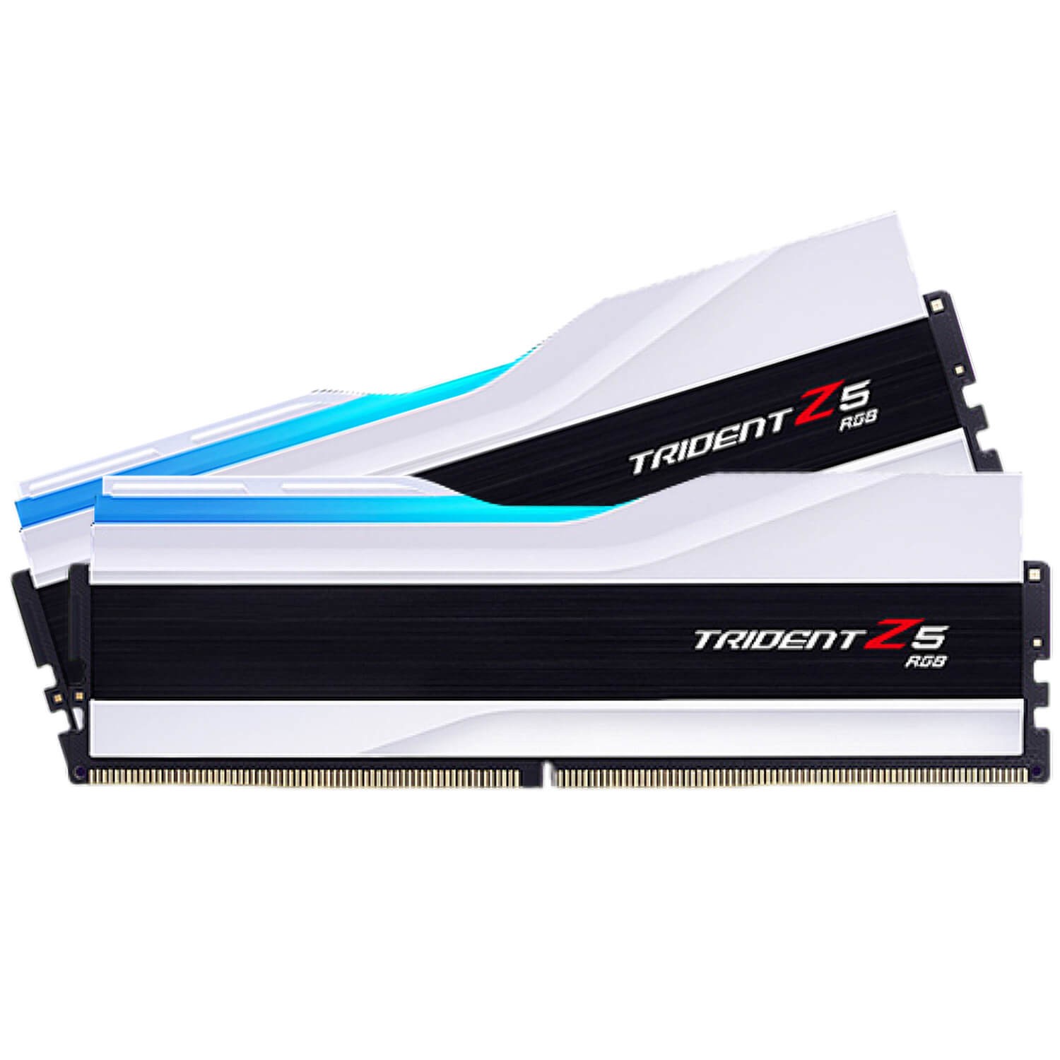 זיכרון לנייח DRAM G.Skill Trident Z5 RGB לבן מט 6400J3239G16GX2-TZ5RW KIT 32GB (2x16GB) DDR5 6400MHz CL32 1.4V