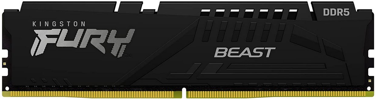 Desktop Memory DRAM Kingston Fury Beast KF560C40BB-16 16GB DDR5 6000MHz CL40 Color:black