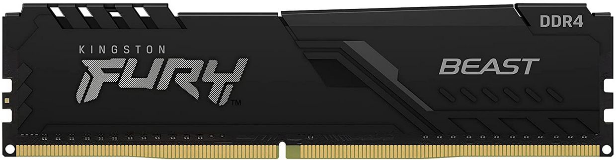 Desktop Memory DRAM Kingston Fury Beast KF436C18BB/16 16GB DDR4 3600MHz CL18 Color:black