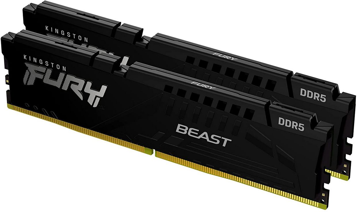 Оперативная память DRAM Kingston Fury Beast KF556C40BBK2-32 KIT 32GB (2x16GB) DDR5 5600MHz CL40 Цвет:черный