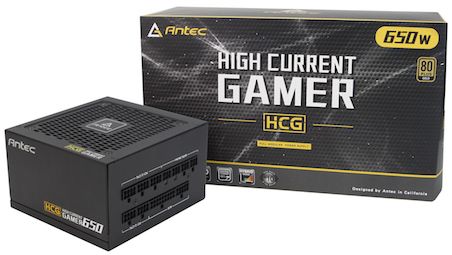 ספק כוח Antec High Current Gamer HCG650 0-761345-11633-6 מודולרי 80 PLUS Gold 650W