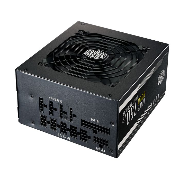 Power Supply Cooler Master MWE 750 V2 MPE-7501-AFAAG מודולרי מלא 80 PLUS Gold 12V:750W 