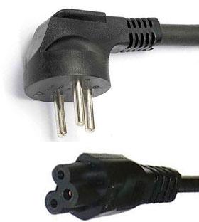 כבל מתח למחשב נייד Power Cord Miki Mouse CABLE-M צבע שחור