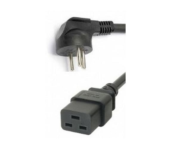 Кабель Питания Rectangle PSU Power Cable 16A 250V C20 rectangle psu cable 16A 250V Цвет:черный