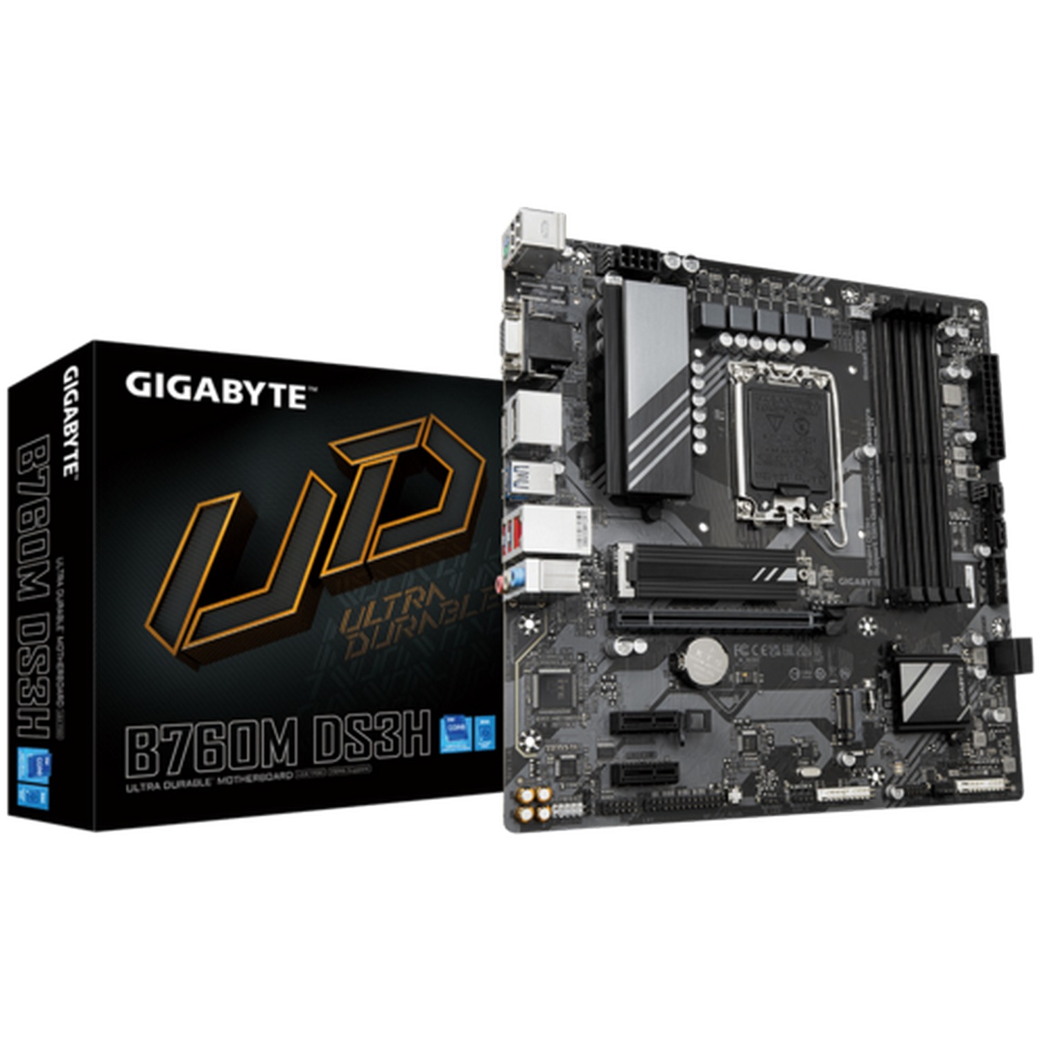 לוח אם Gigabyte B760M DS3H DDR5 Micro ATX LGA1700