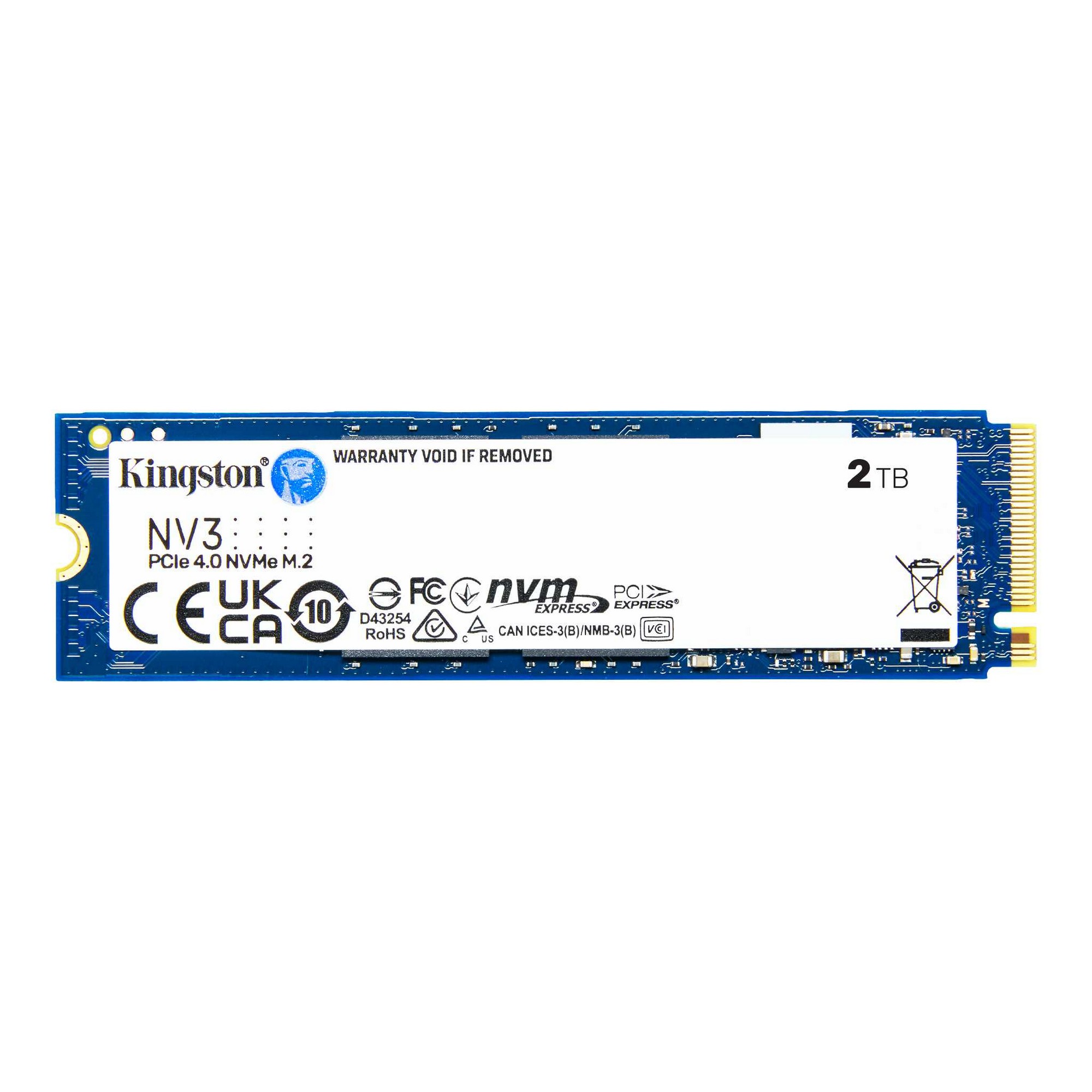 SSD Disk Kingston NV3 PCIe 4.0 NVMe SSD SNV3S/2000G M.2 2280 2TB