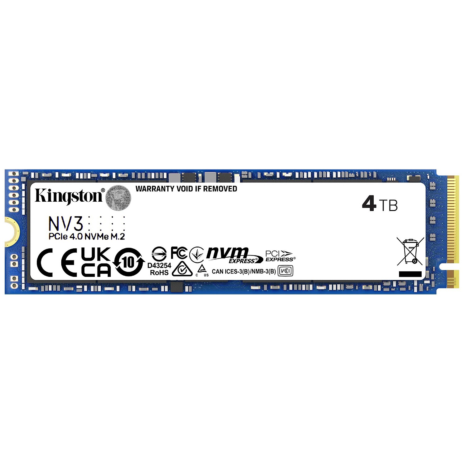 SSD Disk Kingston 4TBNV3 M.2 2280 PCIe 4.0 NVMe SNV3S/4000G