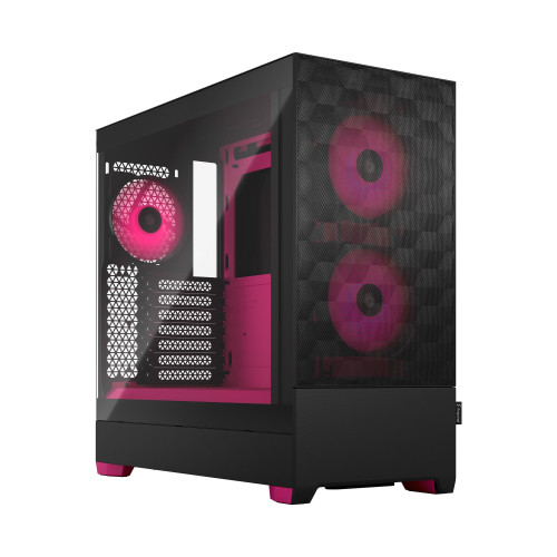 מארז Fractal Design Pop Air RGB Magenta Core TG Clear Tint צבע שחור, ורוד