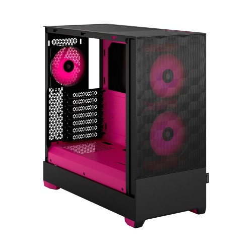 Корпус Fractal Design Pop Air RGB Magenta Core TG Clear Tint Цвет:черный,