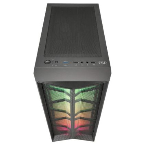 מארז FSP CMT 211 ATX Mid Tower צבע שחור