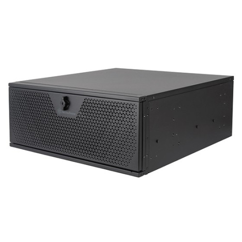 Case SilverStone RM44 4U Rackmount Server Chassis Color:black