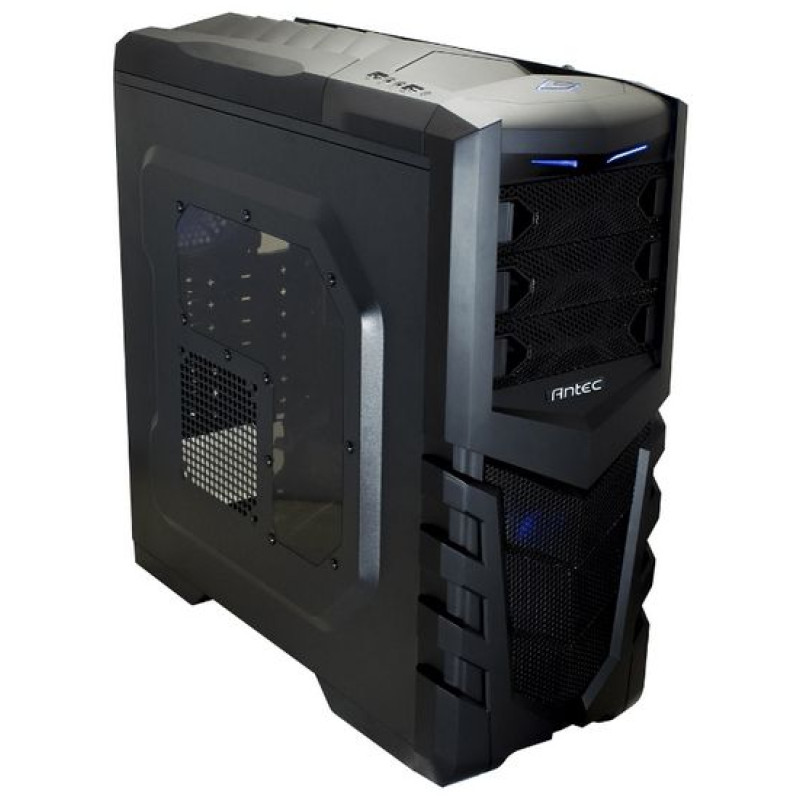 Корпус Antec GX505 WINDOW BLUE Цвет:черный