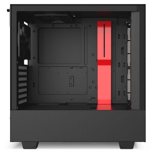 Case NZXT H510 MATTE black, red Mid Tower