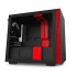 Case NZXT H210 black, red Mini-ITX