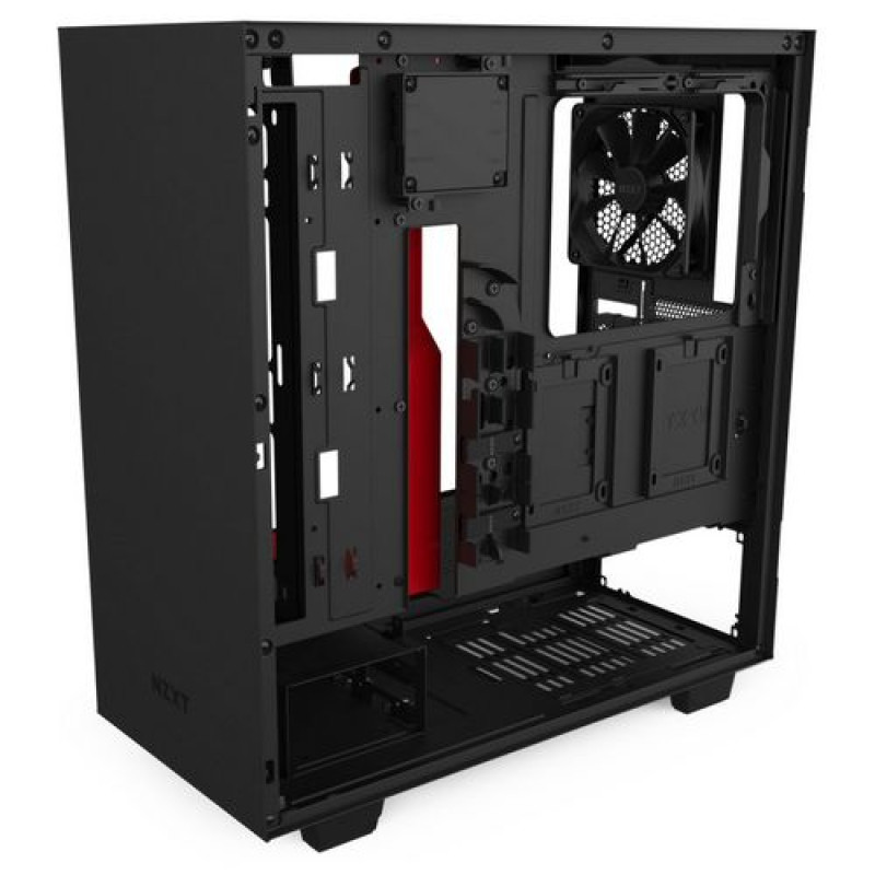 Case NZXT H510I MATTE black, red Mid Tower