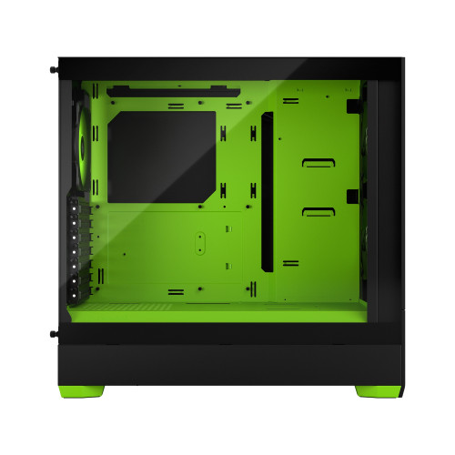 Case Fractal Design Pop Air RGB Green Core TG Clear Tint Color:black, green