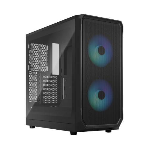 Корпус Fractal Design Focus 2 RGB черный TG Clear Tint