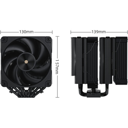 Охлаждение процессора Coolleo Etian P60T ECO черный Edition V2 CPU Cooler