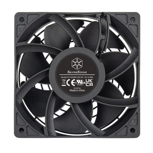 Case Fan SilverStone FHS 120x38mm PWM 1K~4K RPM Industrial 120mm Color:black