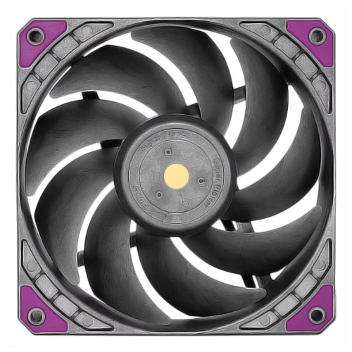 מאוורר למארז Super Flower Megacool 120mm Single Pack Fan