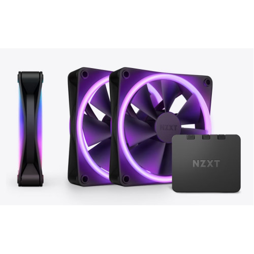 Case Fan NZXT F120 RGB DUO Triple Pack black 120mm