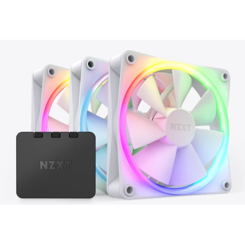 מאוורר למארז NZXT F120 RGB Triple Pack לבן 120mm