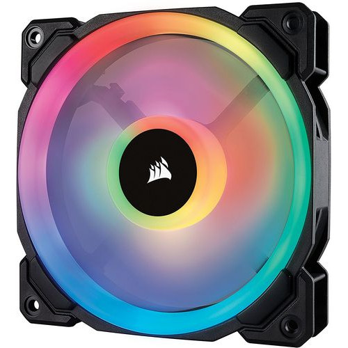 מאוורר למארז Corsair LL120 RGB 120mm Dual Light Loop RGB LED PWM Fan - Single